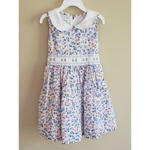 Bonnie Jean floral smocked dress